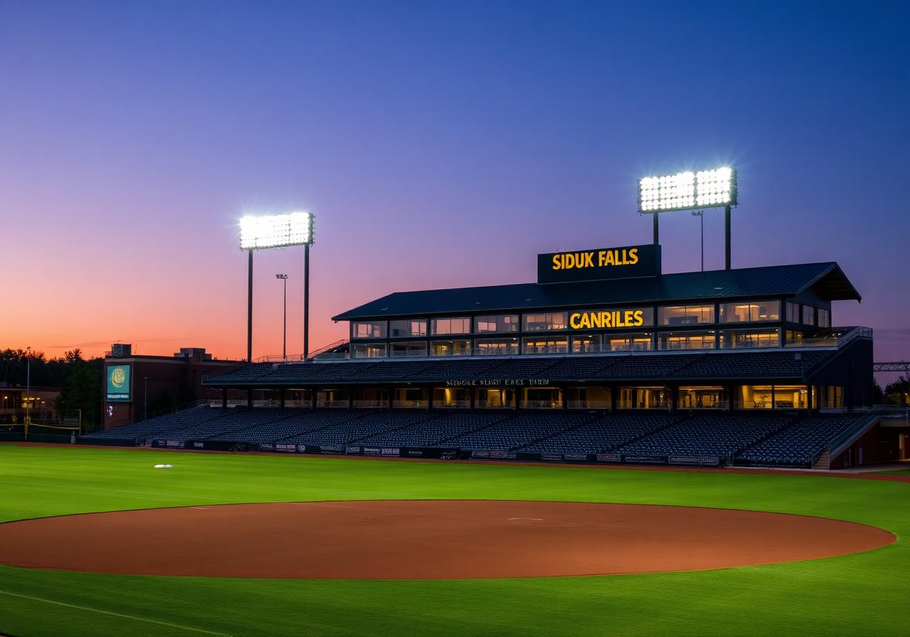 Canaries Stadium — Sioux Falls, SD — electrical project by Action Electric Company